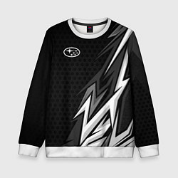 Детский свитшот Subaru - монохромный черный