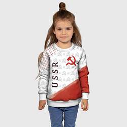 Свитшот детский СССР, цвет: 3D-белый — фото 2