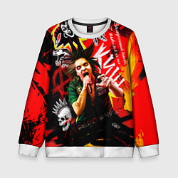 Свитшот детский Король и Шут - Я верю в чудо, цвет: 3D-белый