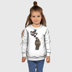 Свитшот детский J-Hope, цвет: 3D-белый — фото 2