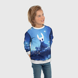 Свитшот детский Игра Hollow Knight, цвет: 3D-белый — фото 2