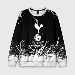 Свитшот детский Тоттенхэм Хотспур белые краски, цвет: 3D-белый