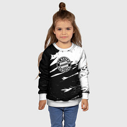 Свитшот детский Бавария Мюнхен крылья краски, цвет: 3D-белый — фото 2