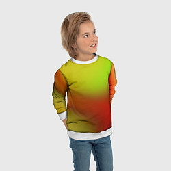 Свитшот детский Color multicolored gradient, цвет: 3D-белый — фото 2