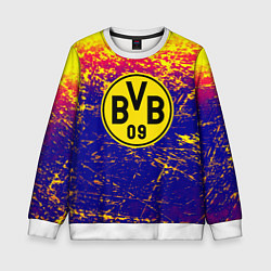 Свитшот детский Borussia краски, цвет: 3D-белый