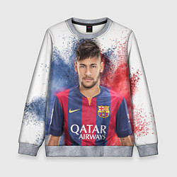 Свитшот детский Neymar FCB, цвет: 3D-меланж