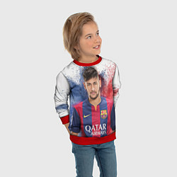 Свитшот детский Neymar FCB, цвет: 3D-красный — фото 2