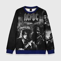 Свитшот детский AC/DC, цвет: 3D-синий