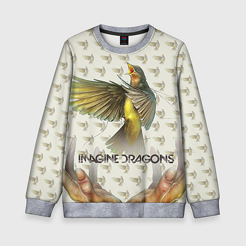 Детский свитшот Imagine Dragons: Fly / 3D-Меланж – фото 1