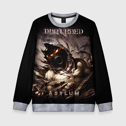 Детский свитшот Disturbed / 3D-Меланж – фото 1
