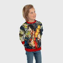 Свитшот детский One Piece, цвет: 3D-красный — фото 2