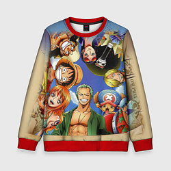 Свитшот детский One Piece, цвет: 3D-красный