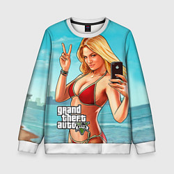 Детский свитшот GTA 5: Selfie Girl