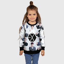 Свитшот детский EXO Boys, цвет: 3D-черный — фото 2