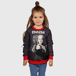 Свитшот детский Eminem: You, цвет: 3D-красный — фото 2