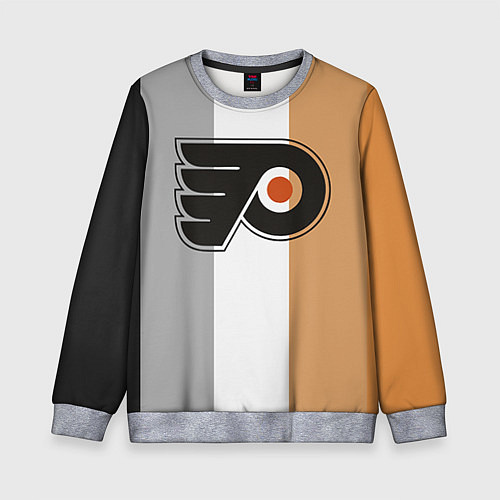 Детский свитшот Philadelphia Flyers / 3D-Меланж – фото 1