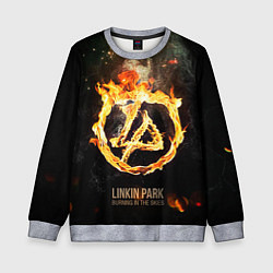 Свитшот детский Linkin Park: Burning the skies, цвет: 3D-меланж