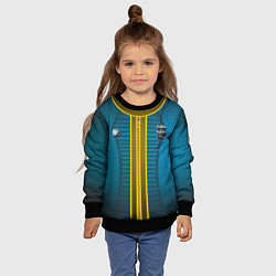 Свитшот детский Overalls 111, цвет: 3D-черный — фото 2