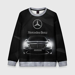 Свитшот детский Mercedes, цвет: 3D-меланж