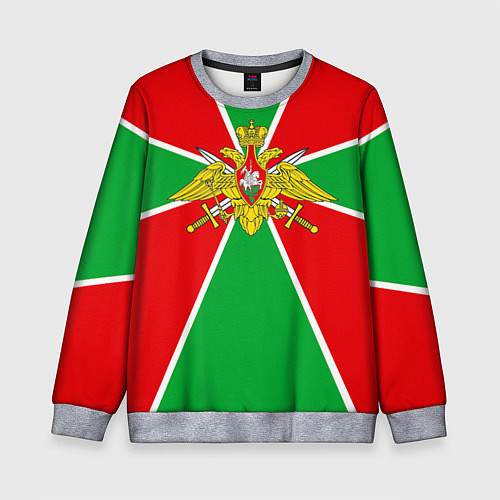 Детский свитшот Флаг ПВ / 3D-Меланж – фото 1