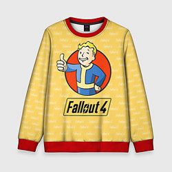 Свитшот детский Fallout 4: Pip-Boy, цвет: 3D-красный