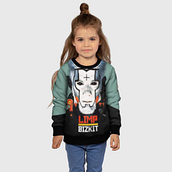 Свитшот детский Limp Bizkit: Faith Face, цвет: 3D-черный — фото 2
