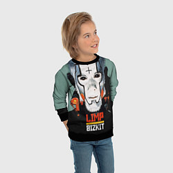 Свитшот детский Limp Bizkit: Faith Face, цвет: 3D-черный — фото 2