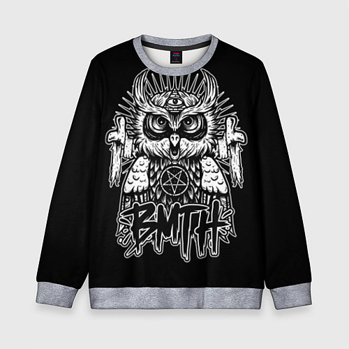 Детский свитшот BMTH Owl / 3D-Меланж – фото 1