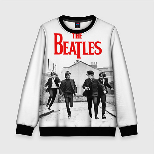 Детский свитшот The Beatles: Break / 3D-Черный – фото 1