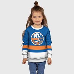 Свитшот детский New York Islanders, цвет: 3D-белый — фото 2