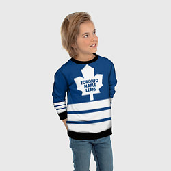 Свитшот детский Toronto Maple Leafs, цвет: 3D-черный — фото 2