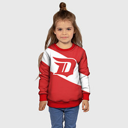 Свитшот детский Detroit Red Wings D, цвет: 3D-красный — фото 2
