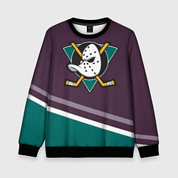 Свитшот детский Anaheim Ducks Selanne, цвет: 3D-черный