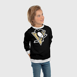 Свитшот детский Pittsburgh Penguins: Crosby, цвет: 3D-белый — фото 2