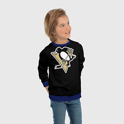 Свитшот детский Pittsburgh Penguins: Crosby, цвет: 3D-синий — фото 2