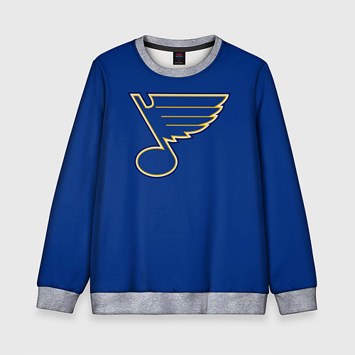 Детский свитшот St Louis Blues: Tarasenko 91 / 3D-Меланж – фото 1