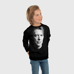 Свитшот детский David Bowie: Black Face, цвет: 3D-черный — фото 2