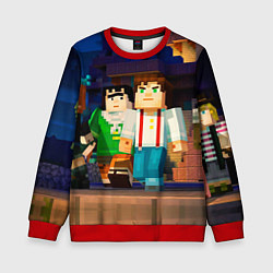 Свитшот детский Minecraft Men's, цвет: 3D-красный