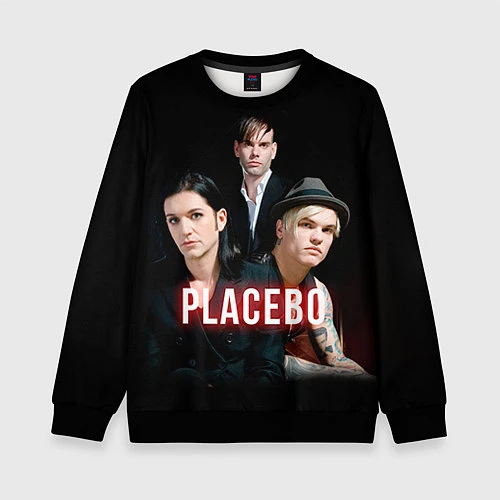 Детский свитшот Placebo Guys / 3D-Черный – фото 1