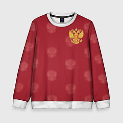 Свитшот детский Сборная России по футболу, цвет: 3D-белый