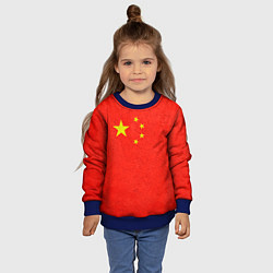 Свитшот детский Китай, цвет: 3D-синий — фото 2