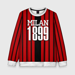 Свитшот детский Milan 1899, цвет: 3D-белый