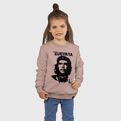 Свитшот хлопковый детский Che Guevara, цвет: пыльно-розовый — фото 2