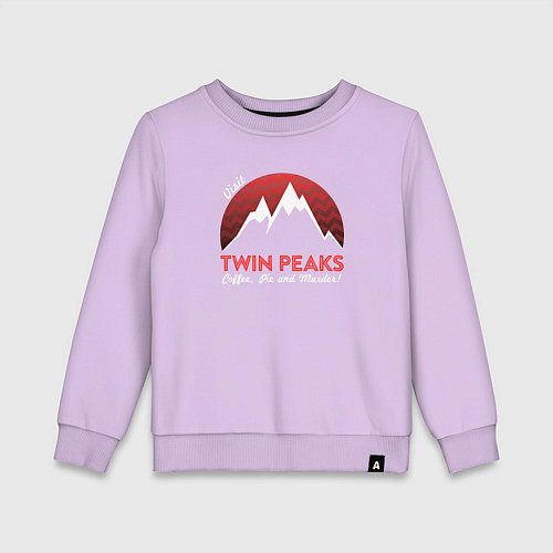 Детский свитшот Twin Peaks: Pie & Murder / Лаванда – фото 1