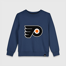Свитшот хлопковый детский Philadelphia Flyers, цвет: тёмно-синий