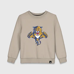 Свитшот хлопковый детский Florida Panthers, цвет: миндальный