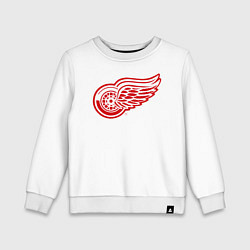 Свитшот хлопковый детский Detroit Red Wings, цвет: белый