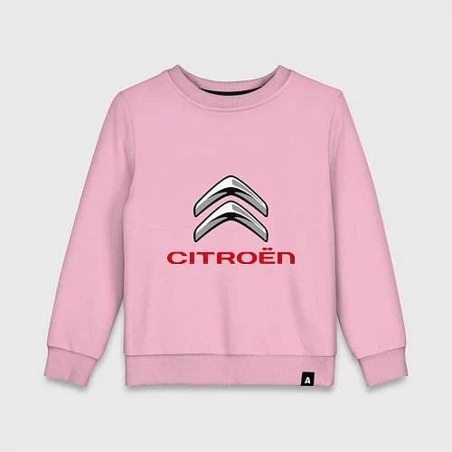 Детский свитшот Citroen / Светло-розовый – фото 1