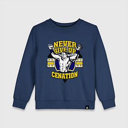 Детский свитшот Never Give Up: Cenation