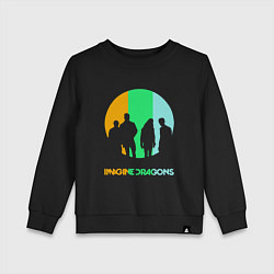 Свитшот хлопковый детский Imagine Dragons: Evolve, цвет: черный